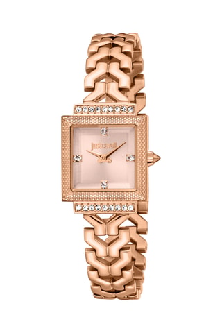 Montre à quartz en acier - Doré rose