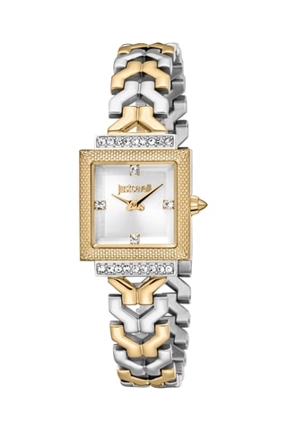 Montre à quartz en acier - Argenté et doré
