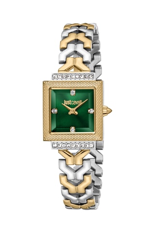 Montre à quartz en acier - Argenté et doré