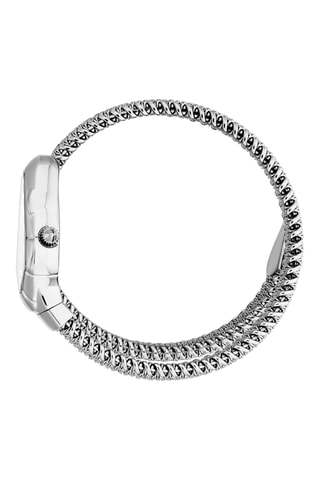 Reloj de cuarzo de acero - Plateado