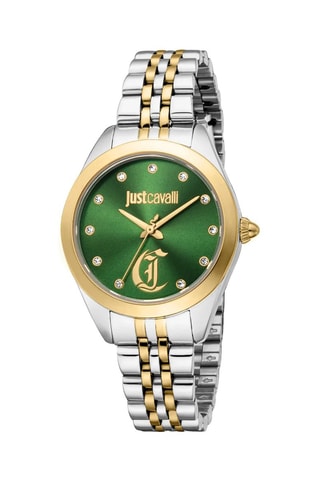 Reloj de cuarzo de acero - Plateado y dorado