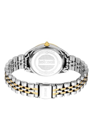 Reloj de cuarzo de acero - Plateado y dorado
