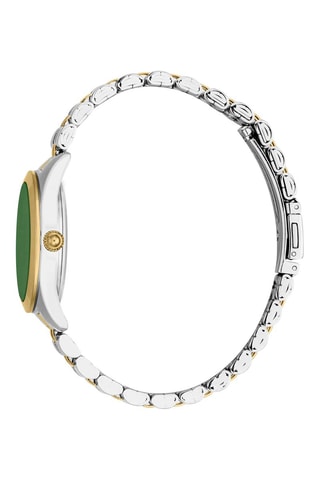Reloj de cuarzo de acero - Plateado y dorado