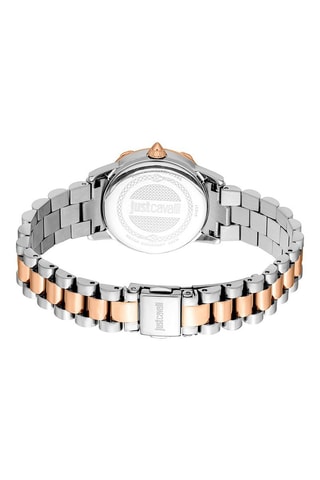 Reloj de cuarzo de acero - Plateado y rosa dorado