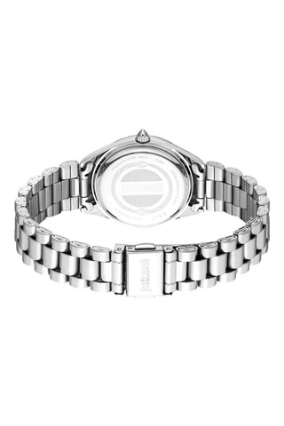 Reloj de cuarzo de acero - Plateado