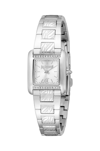 Reloj de cuarzo de acero - Plateado