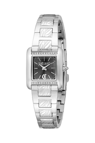 Reloj de cuarzo de acero - Plateado y negro