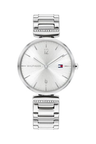 Reloj de cuarzo de acero - Plateado