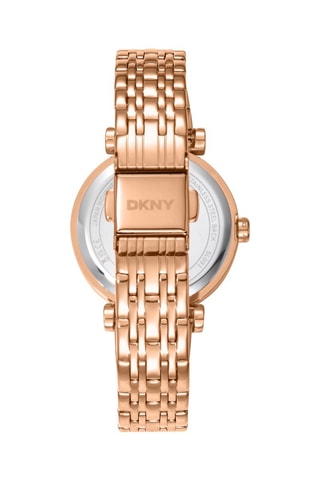 Reloj de cuarzo de acero - Rosa dorado y plateado