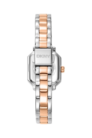 Reloj de cuarzo de acero - Plateado y rosa dorado