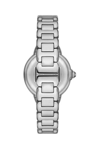 Reloj de cuarzo de acero - Plateado