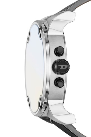 Reloj de cuarzo de nailon MR. Daddy 2.0 - Gris y plateado