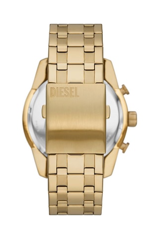 Reloj de cuarzo de acero - Cronógrafo - Dorado