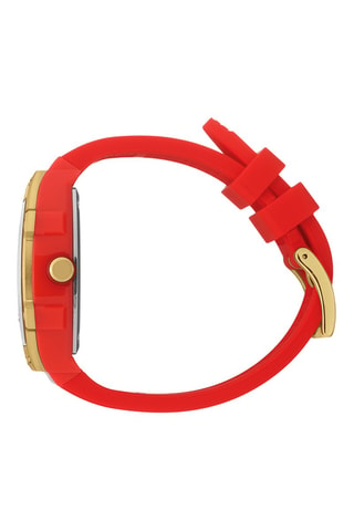 Montre à quartz en silicone ICE Boliday - Rouge et doré