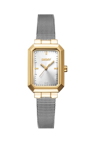 Montre à quartz en acier - Argenté et doré
