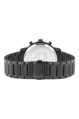 Reloj de cuarzo de acero - Cronógrafo - Negro