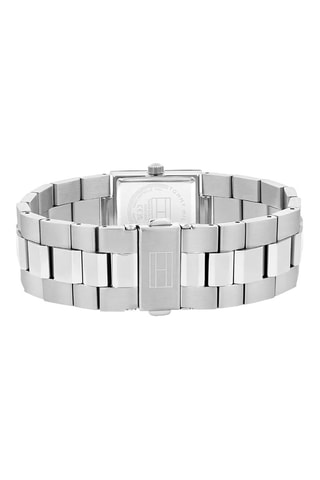 Reloj de cuarzo de acero - Plateado
