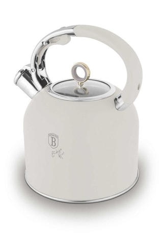 Bouilloire en acier inoxydable Sahara - 3 l - Beige et argenté