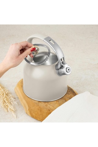 Bouilloire en acier inoxydable Sahara - 3 l - Beige et argenté