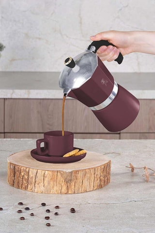 Cafetière Leonardo Collection - 450 ml - Beige et rouge