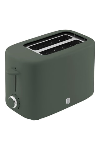 Grille-pain en acier inoxydable 18/10 Matte Green - 750 W - 2 fentes - Vert