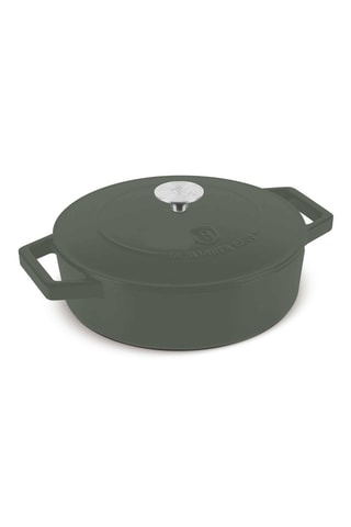 Cocotte ronde en fonte Matte Green - 26 cm - 2,57 l