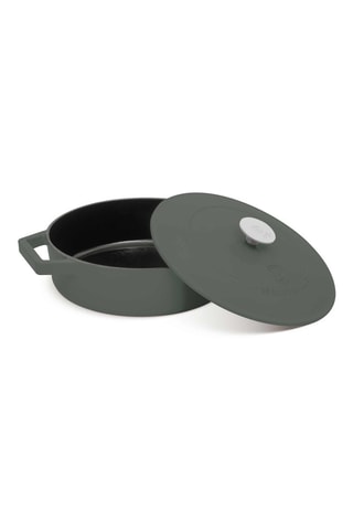 Cocotte ronde en fonte Matte Green - 26 cm - 2,57 l