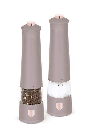 Set moulin à sel et à poivre électrique en céramique