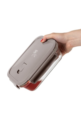 5 boîtes de conservation en verre borosilicate avec couvercles en plastique sans BPA - 37 à 152 cl