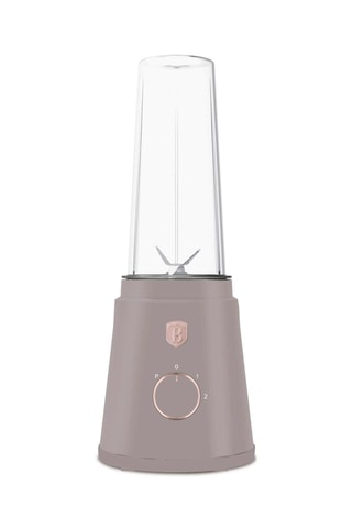Blender en acier inoxydable Taupe - 2 vitesses  - 320 W - Rose, doré et gris
