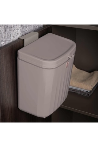 Poubelle suspendue Taupe - 25,8 x 23,5 x 14,8 cm