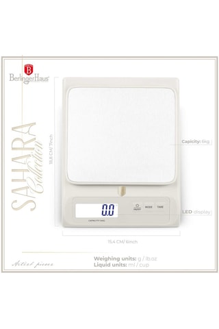 Balance digitale en acier inoxydable Sahara - Jusqu'à 6 kg