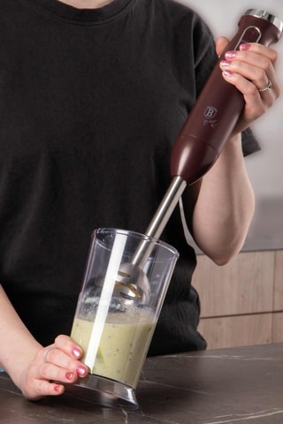 Mixeur plongeant en acier inoxydable Leonardo Collection - 800 W - Rouge