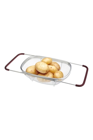 Passoire en acier inoxydable - 23,3 x 35,3 x 10,8 cm