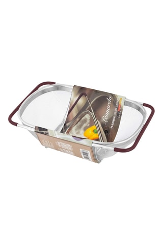 Passoire en acier inoxydable - 23,3 x 35,3 x 10,8 cm