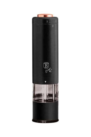 Moulin en acier inoxydable et céramique électrique Black Rose Collection - Noir et doré rose