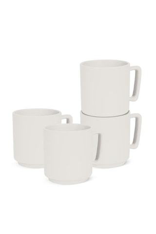 4 mugs en grès Sahara - 30 cl