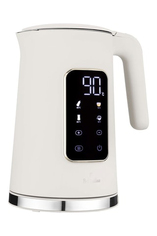 Bouilloire digitale en acier inoxydable Sahara Collection - 1,7 l - 2200 W - Blanc