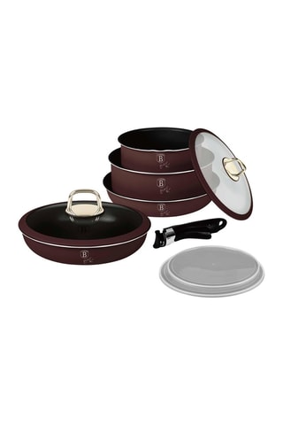 Batterie de cuisine Leonardo - 9 pièces