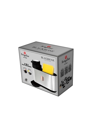 Distributeur de savon en acier inoxydable - 15,8 x 12,7 x 17,8 cm