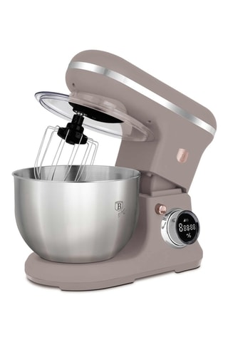 Robot de cuisine en acier inoxydable Taupe - 8 vitesses - 1500 W - Doré, argenté et gris