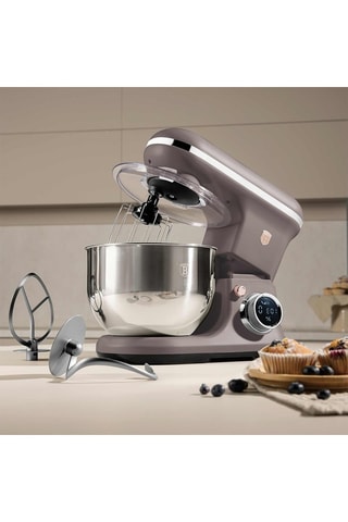 Robot de cuisine en acier inoxydable Taupe - 8 vitesses - 1500 W - Doré, argenté et gris