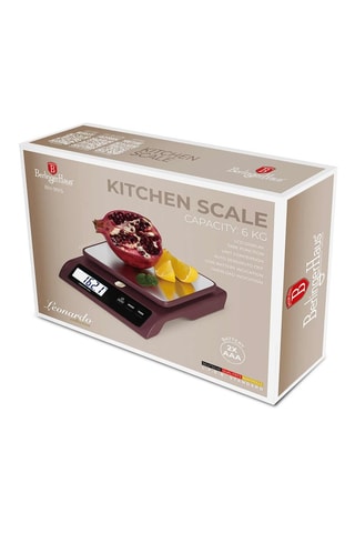 Balance digitale en acier inoxydable Leonardo - Jusqu'à 6 kg