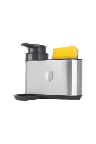 Distributeur de savon en acier inoxydable - 15,8 x 12,7 x 17,8 cm