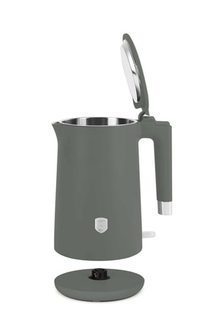 Bouilloire en acier inoxydable Matte Green - 1,7 l - 1800 W - Vert et argenté