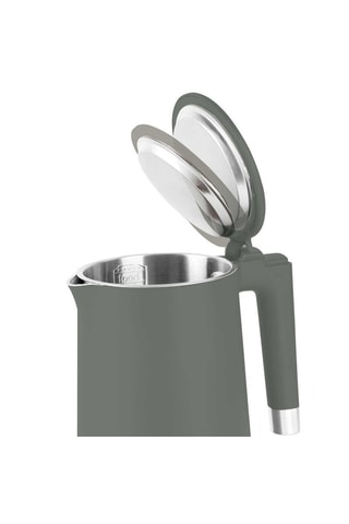 Bouilloire en acier inoxydable Matte Green - 1,7 l - 1800 W - Vert et argenté