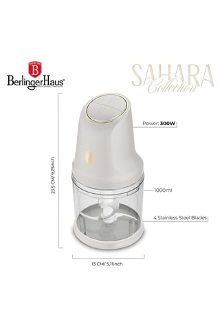Mixeur en acier inoxydable Sahara - 300 W - 2 vitesses