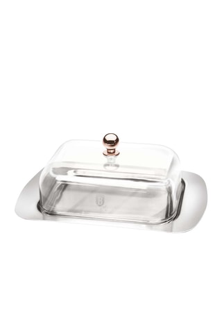 Beurrier en acier inoxydable - 18,7 x 12,3 x 7,8 cm