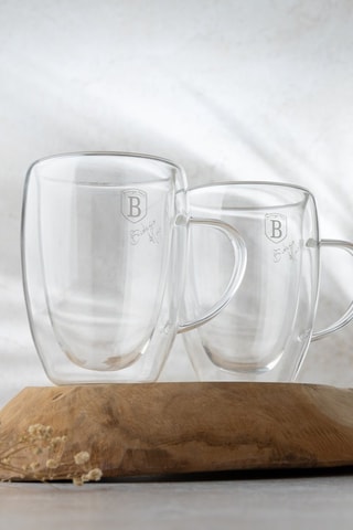 2 mugs en verre borosilicate Kitchen - 30 cl