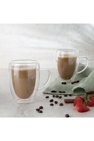 2 mugs en verre borosilicate Kitchen - 30 cl